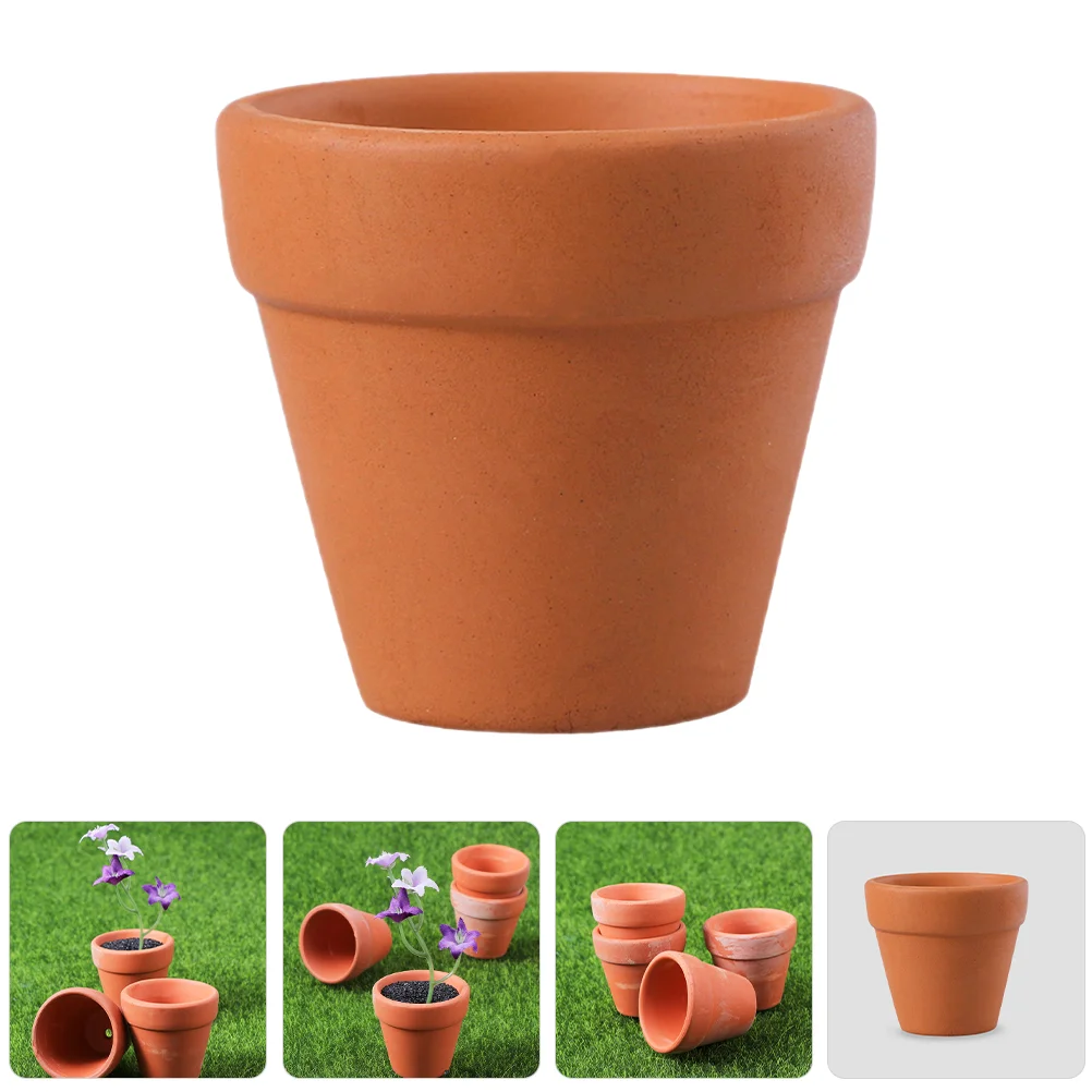 

12 Pcs Absorb Water Terracotta Plant Pot Office Planter Pots for Indoor Plants Clay