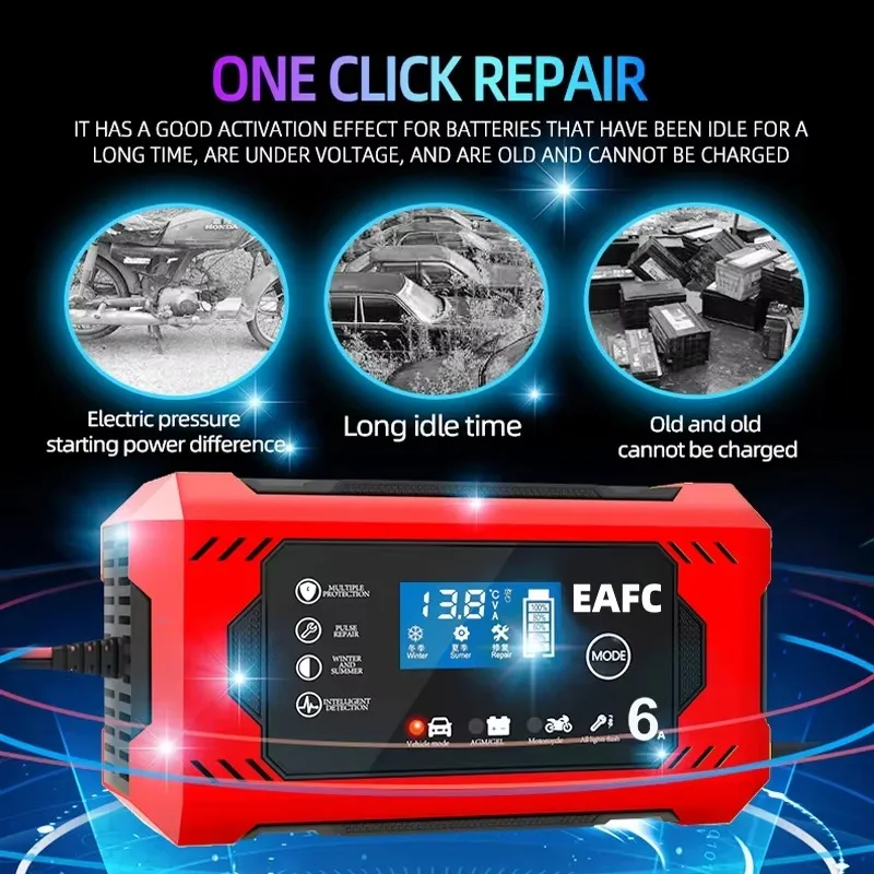 Smart LCD Battery Charger 6