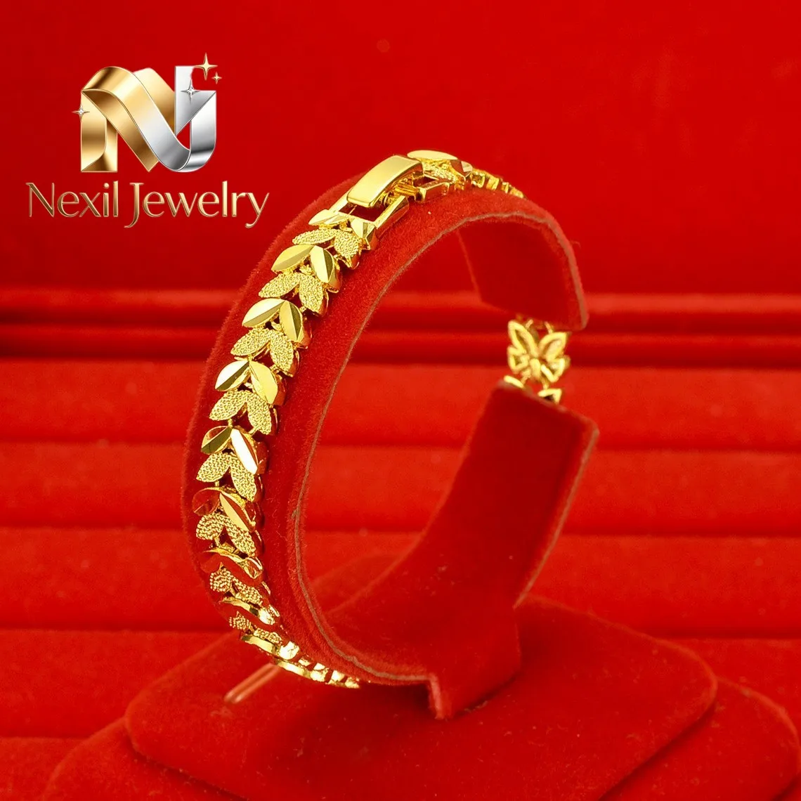 

Nexil Jewelry Nexil Jewelry AU999 gold bracelet watch button women's watch chain European and American fashion simple 24K rea