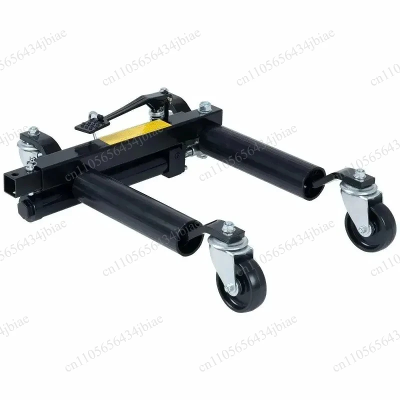 Vehicle Skates Hydraulic Position 12''Hydraulic Tire Wheel Caster Dolly 1500lbs Go