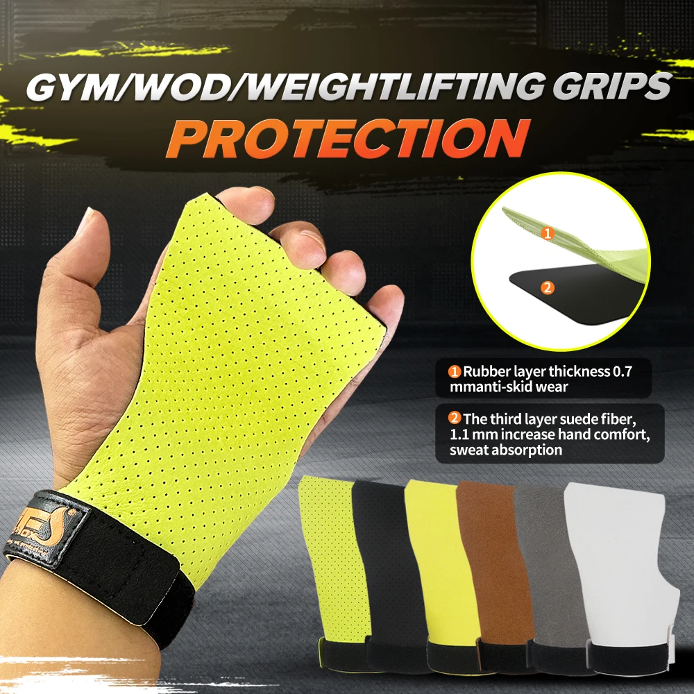 Weight Lifting Grips Heavy Duty Straps Alternative Power Lifting Hooks for Deadlifts Neoprene Padded Wrist Support Bodybuilding