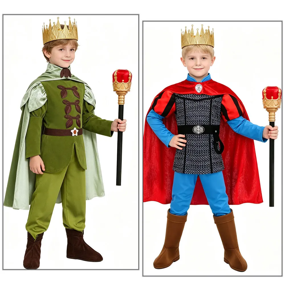 Disfraz de Príncipe Rana de Carnaval para Niños, Disfraz de Bestia de Eric, Disfraz de Príncipe Phillip de Halloween para Bebés