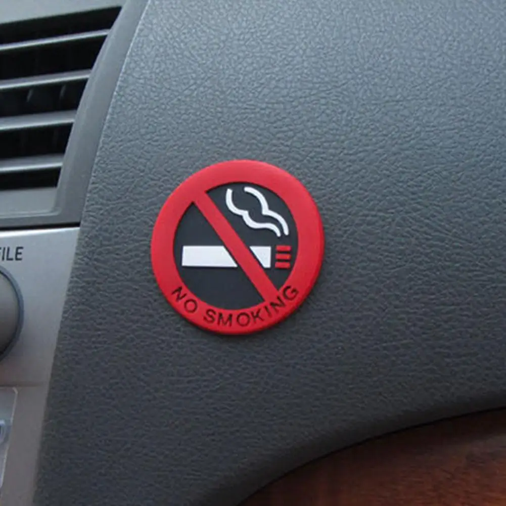 No Smoking Car Stickers Styling for FIAT 124 Spider 500 500C 500L 500X BRAVA Albea Bravo Doblo ducato MAREA