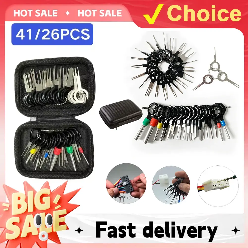 

Автомобильный разъем для удаления провода, обжимной разъем, экстрактор, автомобильный комплект, ключи, штифты, ремонт, извлечение, механические инструменты