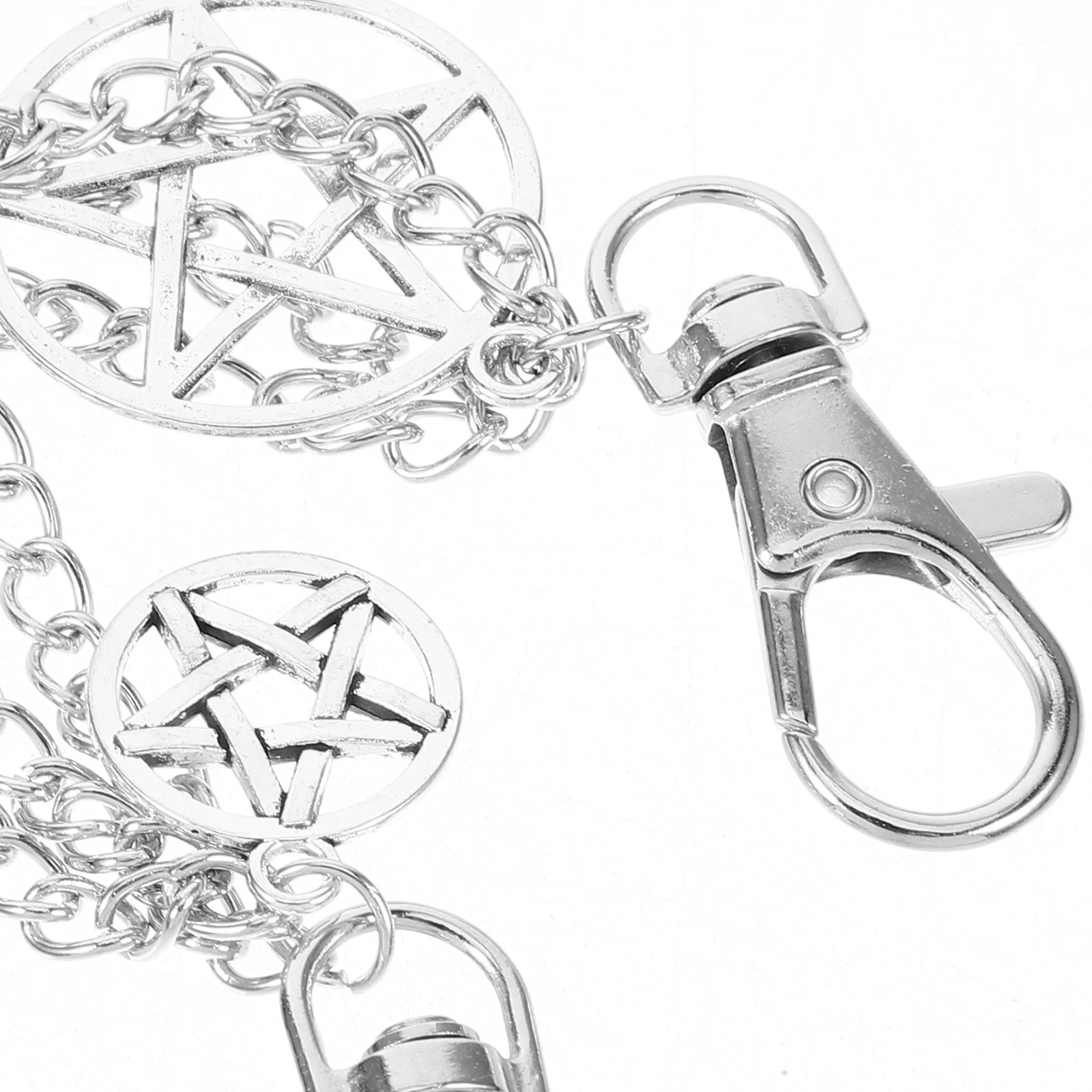 

Metal Shoe Chain Five pointed Star Design for Sneakers Casual Shoes Clog Chains Boot Jewelry Shoelace Buckle Accessories White