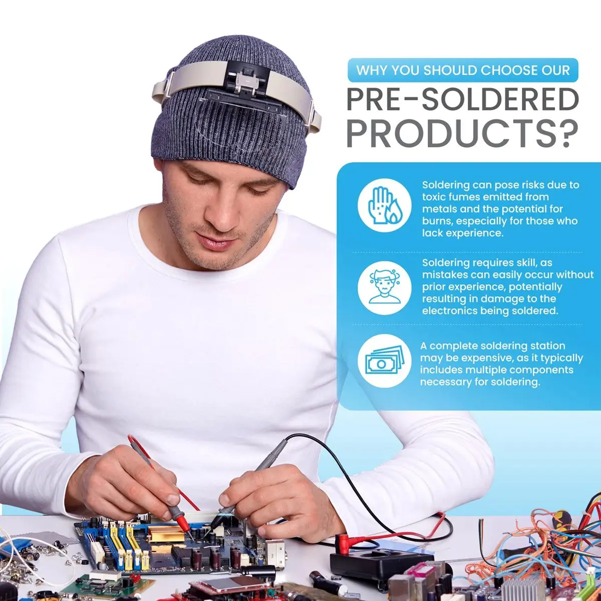Digital Essentials ADXL345 Pre-Soldered 3- Accelerometer for Klipper, for & for High Resolution Tilt-Sensing