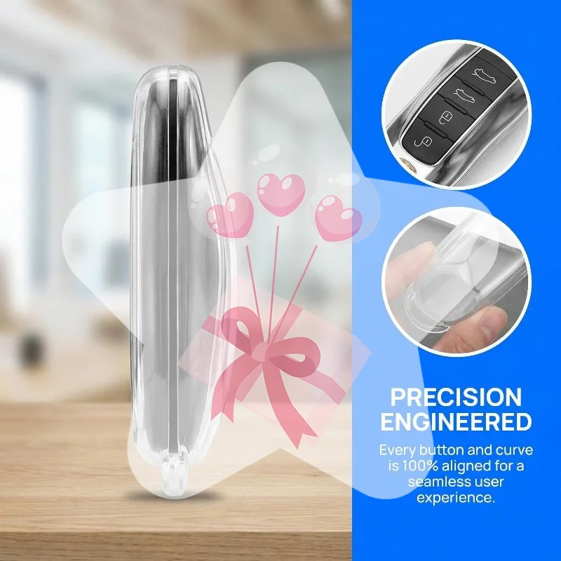 Omoda 7 TPU Key Holder Cover for Star Wishes Exploration Anti Scratch Lightweight Keychain for Daily Use