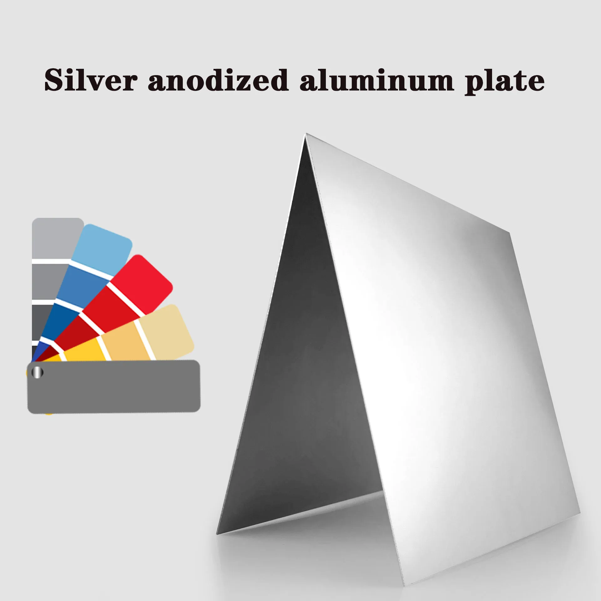 

Silver Anodized Aluminum Alloy Plate 5052 Aluminum Flat Plate Thickness 0.5/0.8/1.5/2mm 100x100mm 200x200mm 200x300mm 300x300mm