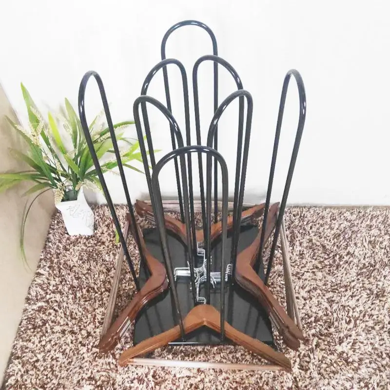 

Clothing store, removableclip rack for hanger storage, simple men's and women's clothing store storage car hang