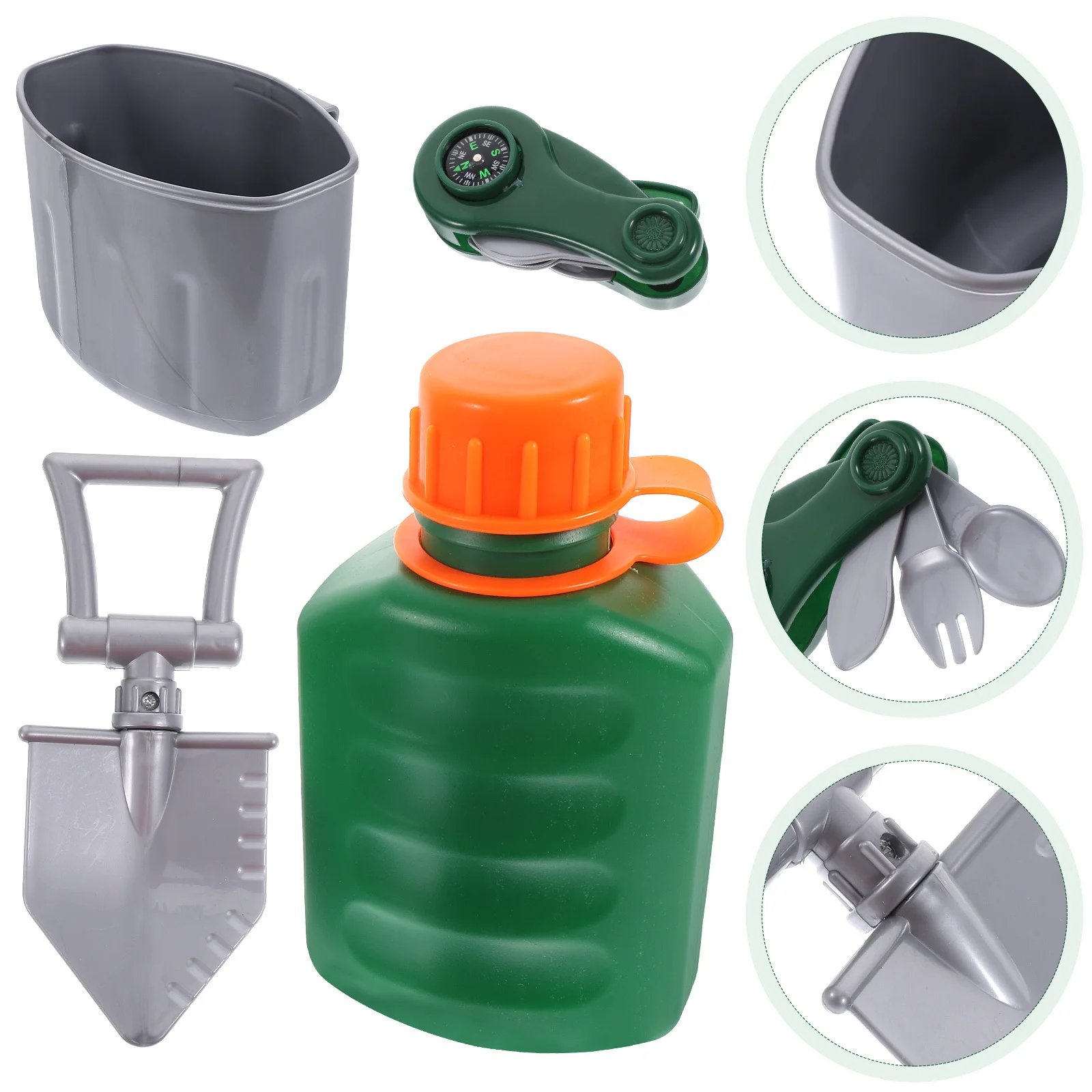 Kit d'outils de Cosplay pour explorateurs durables, 1 ensemble, thème de la Jungle, ensemble d'outils de Simulation pour enfants, fournitures de fête, accessoires de Performance