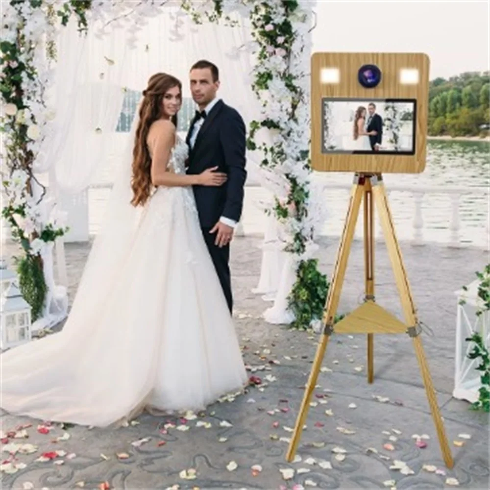 Photomaton portable Magic Mirror, écran tactile 15,6 pouces, appareil photo reflex, expédié depuis l'UE avec un flight case, adapté