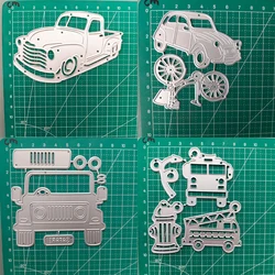 Hot Selling Die Cut Car Motorcycle Bicycle Scrapbooking Carbon Steel Mold DIY Card Making Crafts Cutting Dies New Arrivals