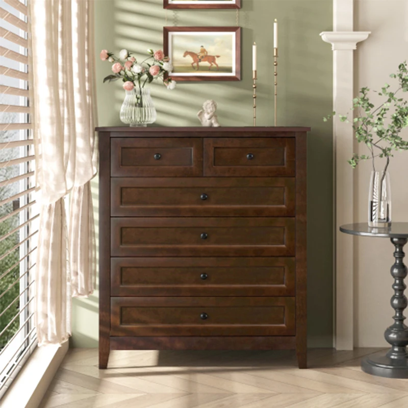 

solid Wood spray-painted drawer dresser bar,buffet tableware cabinet lockers buffet server console table lockers, auburn