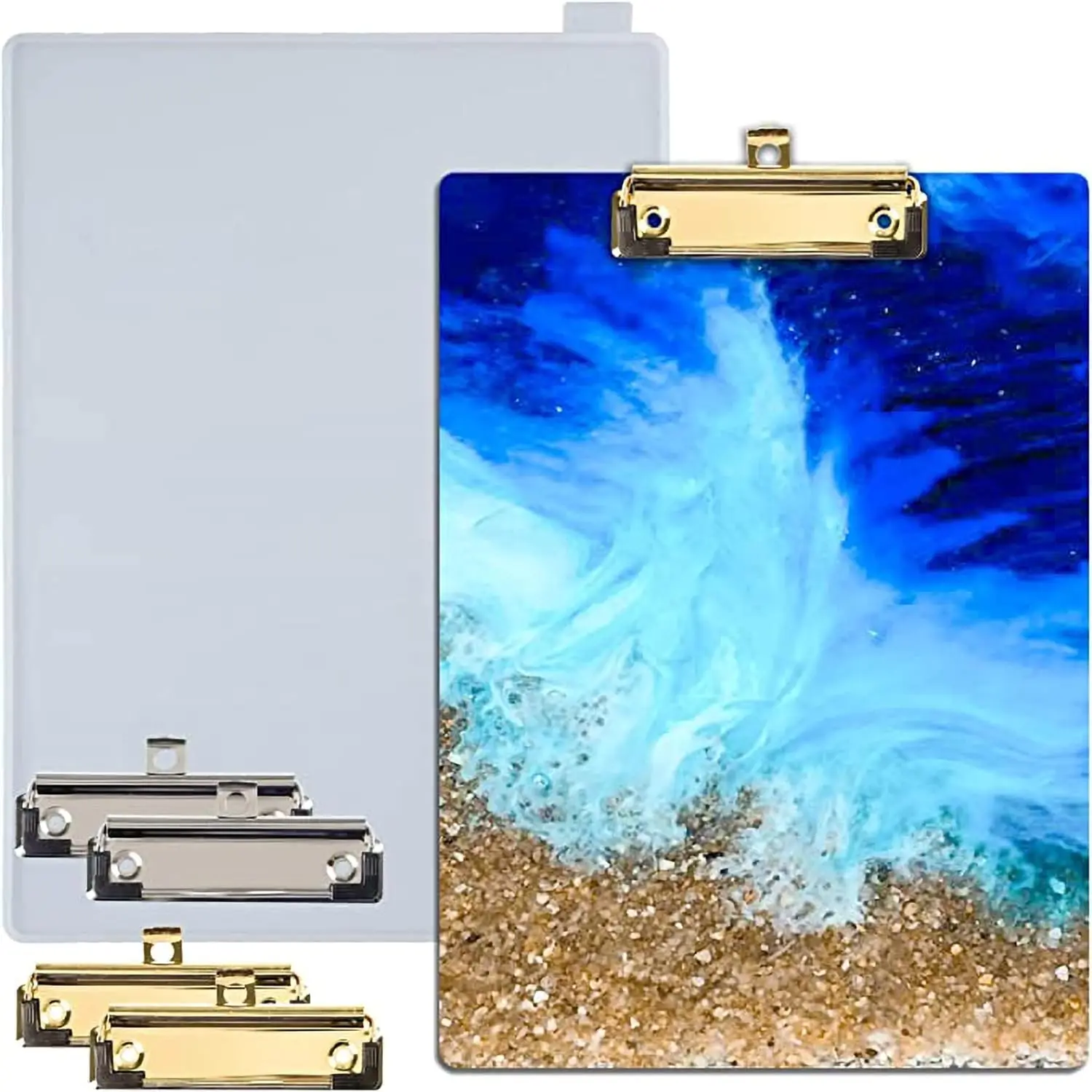 

DIY Folder Artboard Resin Mold Crystal Epoxy Resin Drawing Board Mirror Silicone Mold For Resin