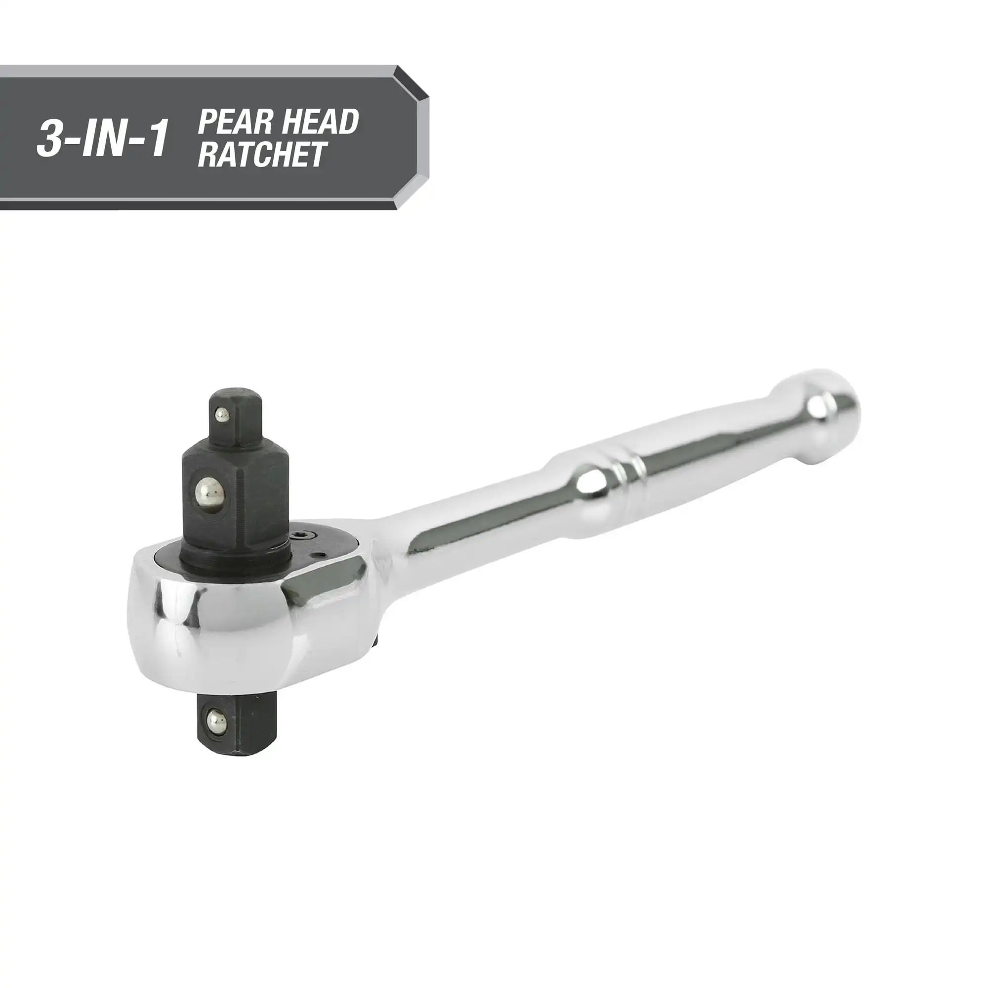 

Гиперместный быстроразъемный стандартный стальной хромированный ключ с трещоткой 3-в-1, несколько трещоток подходит