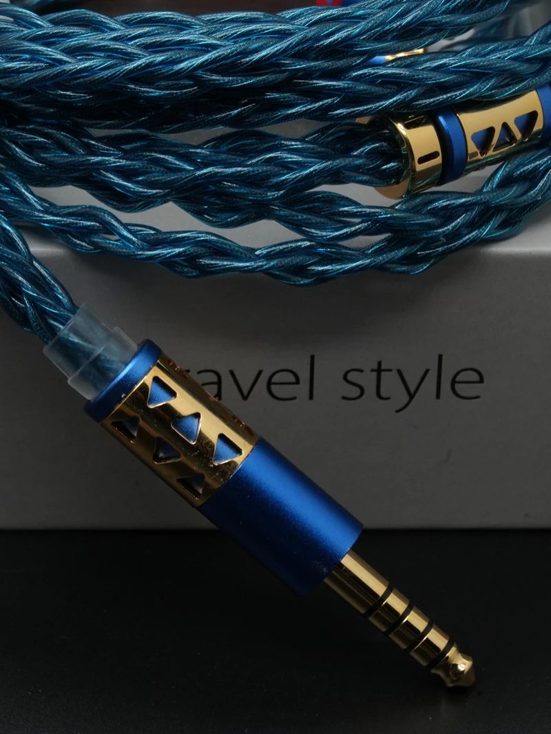 XINHS S90 MoChou 8-Core Graphene Shield Upgrade-Kabel Furukawa OCC 0,78 mm 2Pin MMCX IE900 IEM Kopfhörer-Audiokabel – Detail 8