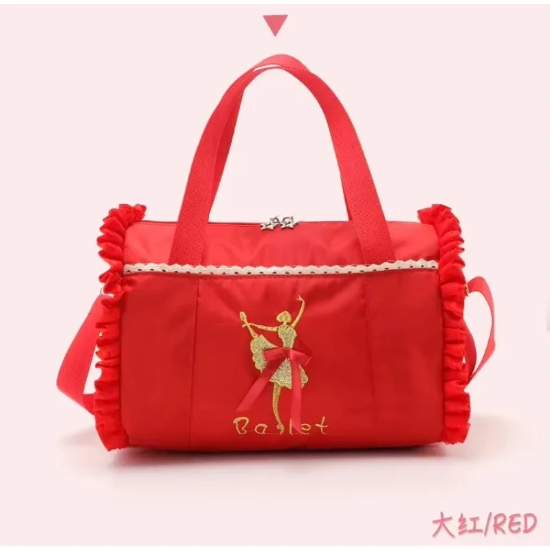Kinderen Ballet Dans Handtas Kinderen Roze Crossbody Tassen Grote Capaciteit Sport Yoga Handtassen Gymnastiek Tas