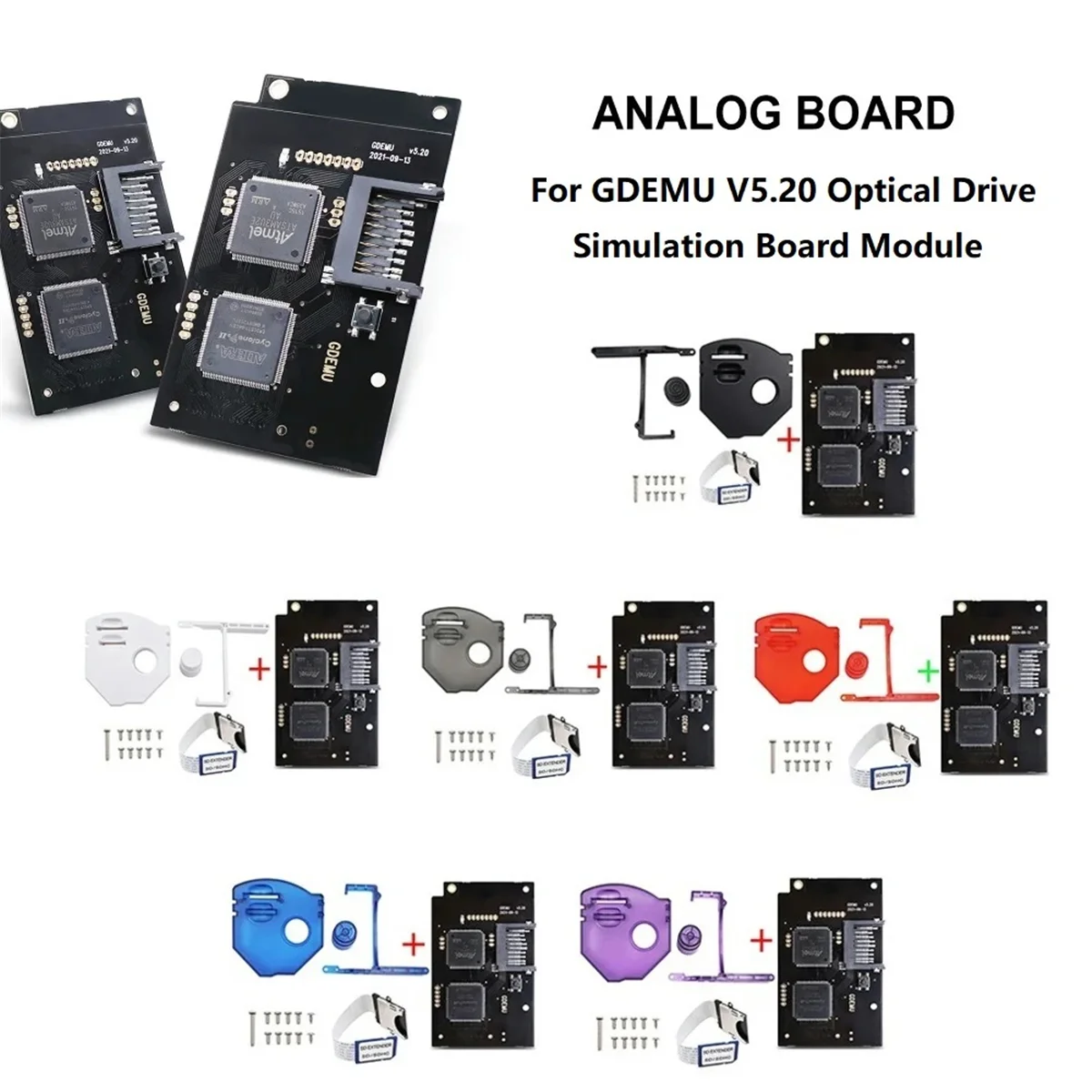 For GDEMU V5.20 Optical Drive Simulation Board Module Installation Kit Gaming Accessories for SEGA DreamCast B