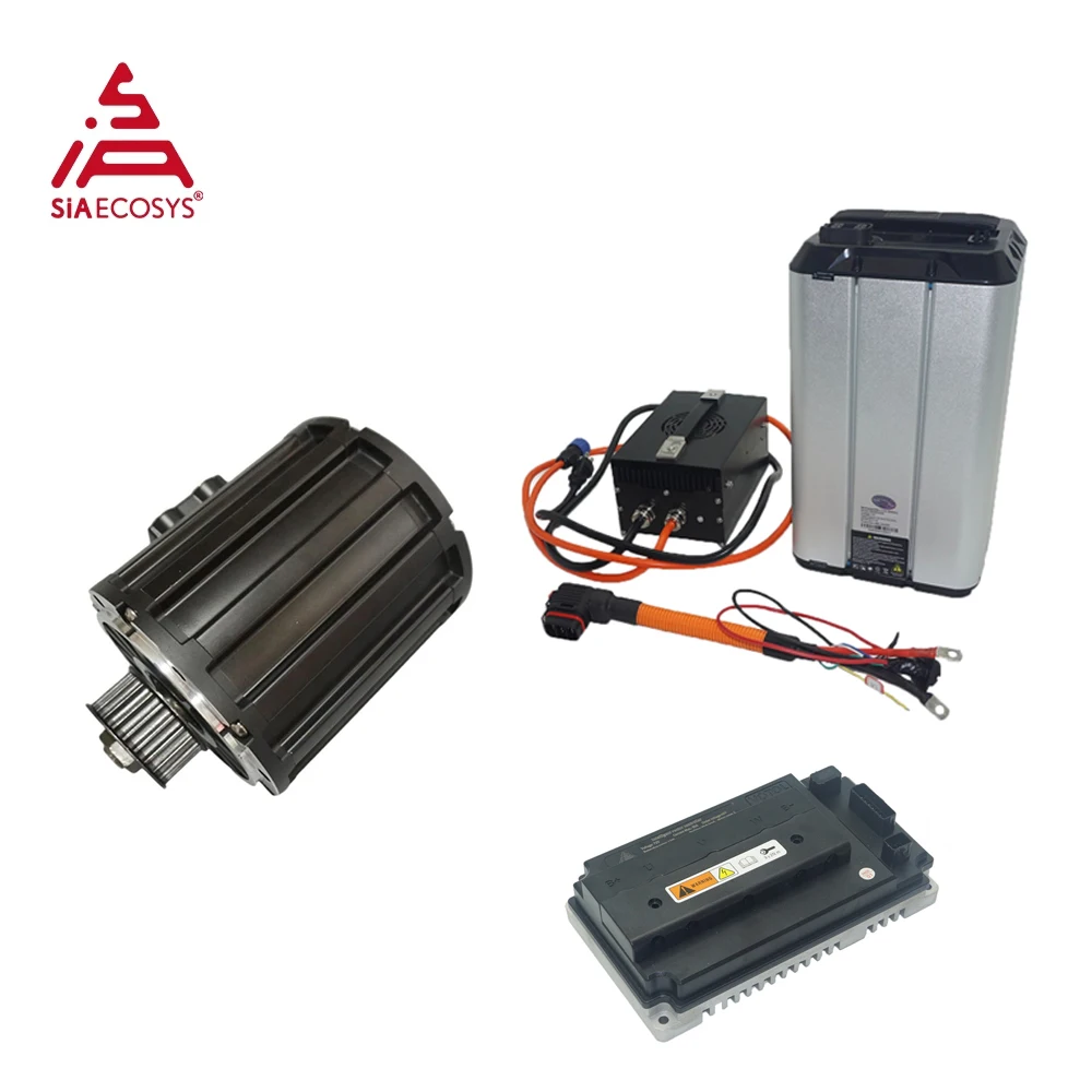 QSMOTOR/SIAECOSYS 120 2000W 70H 72V 70KPH Mid Drive Motor Conversion kit with EM100-4sp Controller