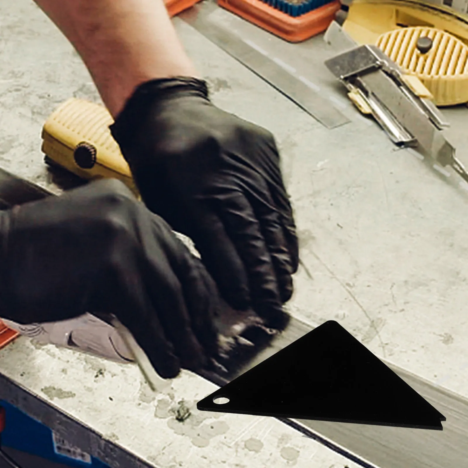 

Акриловый треугольный скребок для воска для лыж и сноубордов, прочный инструмент для удаления воска, инструмент для ухода за краями сноуборда, акриловый треугольный скребок