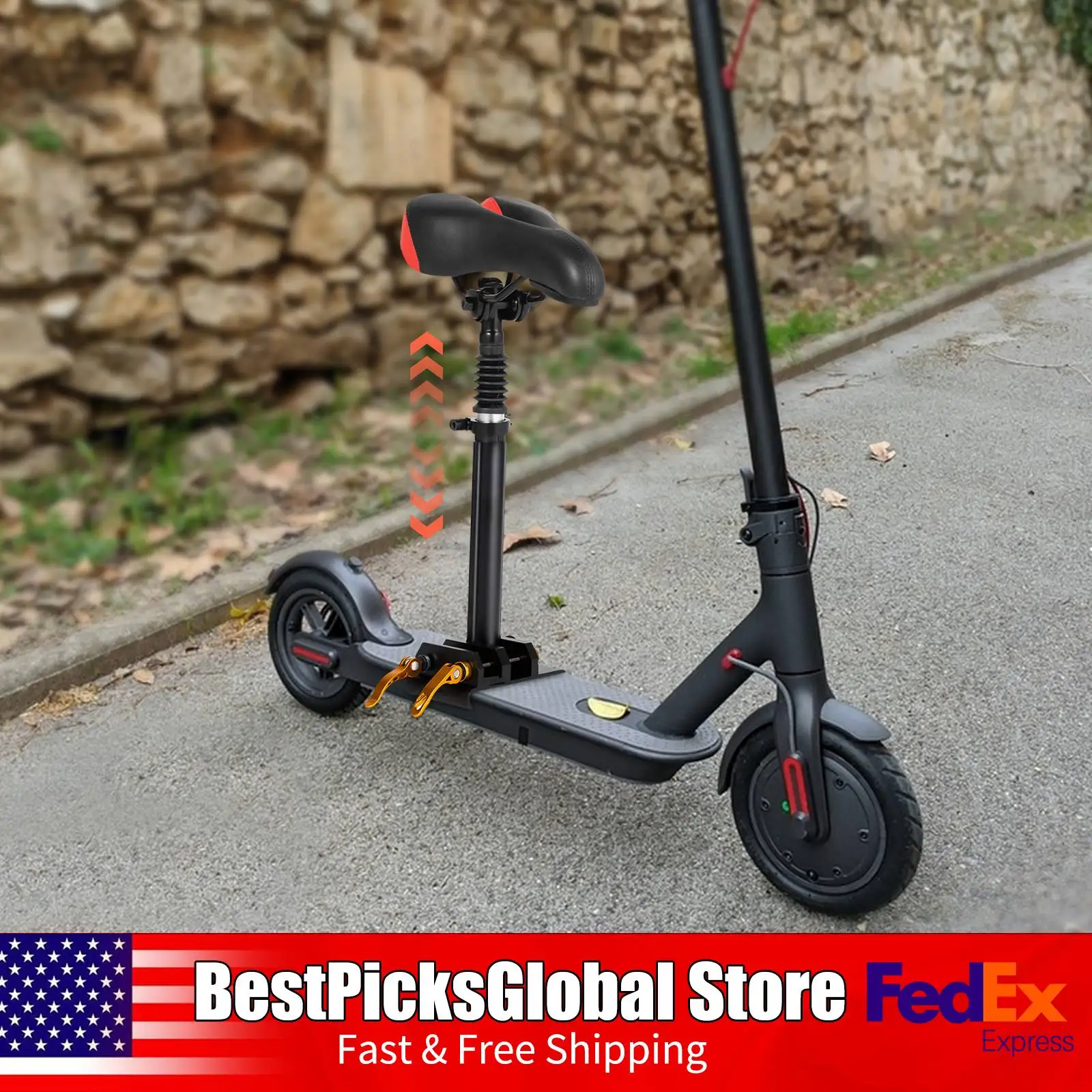 

Современное сиденье для скутера с амортизирующей конструкцией для Xiaomi M365 и Xiaomi M365 Pro, нагрузка 220 фунтов, черный