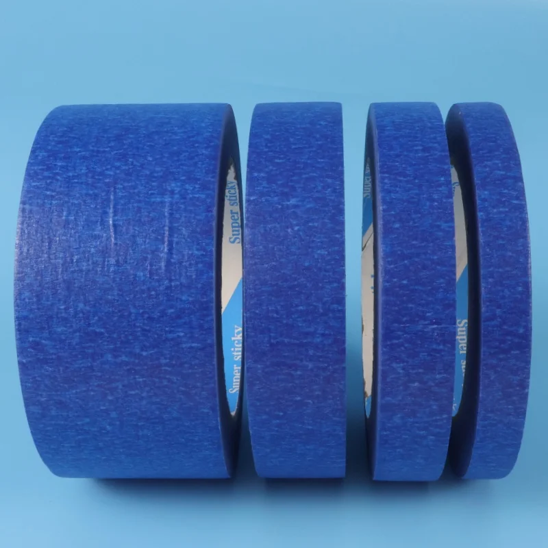 Multi-Sized Blue Painters Tape Set - 1/2' 3/4' 1' 2' Clean Release Masking Tape for Painting & Home Use