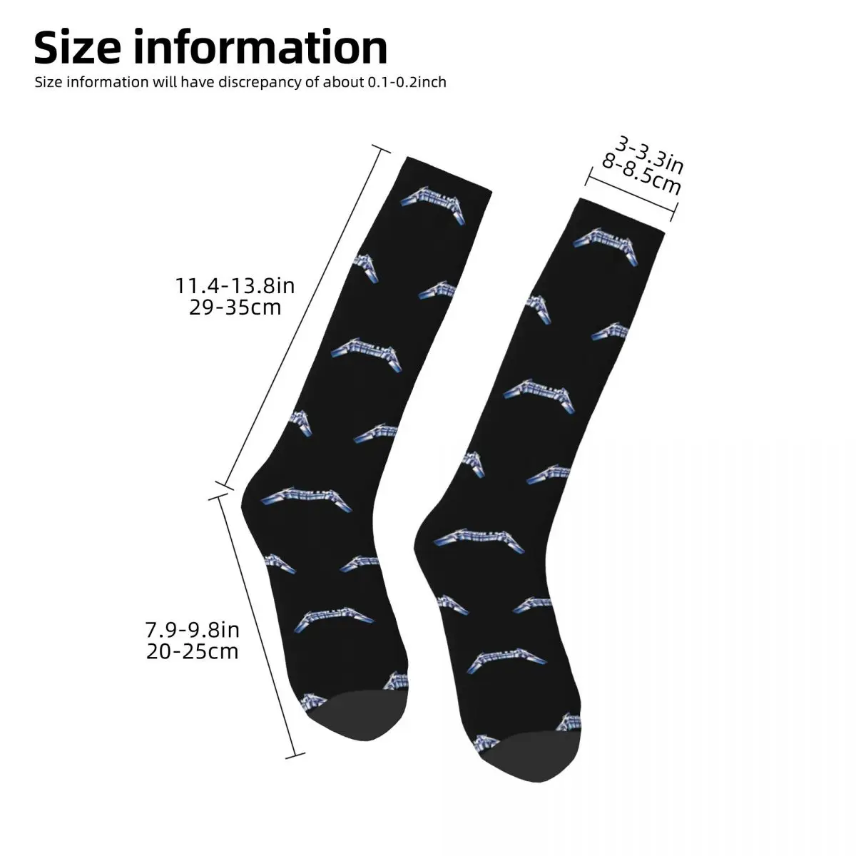 Metallicas Heavy Metal Music Socks Harajuku Stockings All Season Long Socks Accessories for Man's Woman's Christmas Gifts