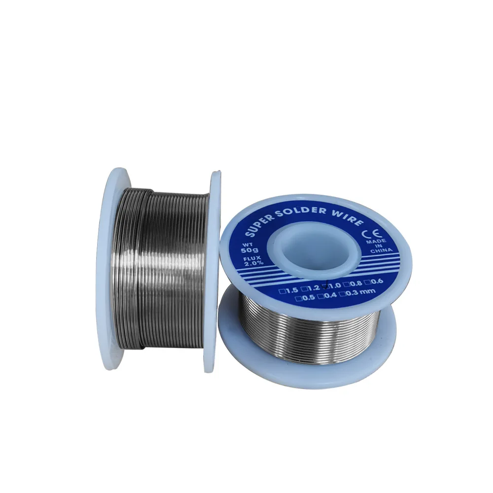 0.8mm 2.0% G Tin Wire Tin Melt Rosin Core Wire Coil No Cleaning Flux Solder Wire Rosin Core Tin Solder Wire High Purity