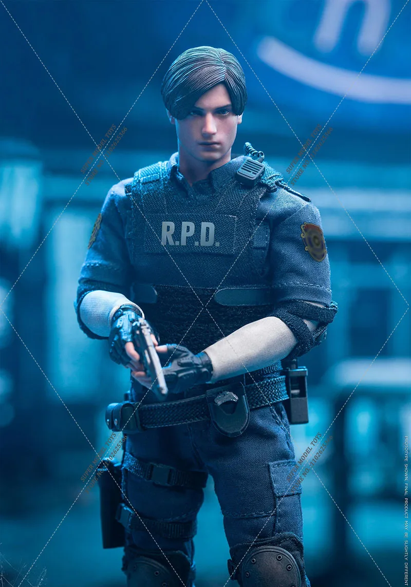 LimToys 1/12 Male Soldier Police RPD Police Officer Leon Kennedy S Uniform Full Set 6inch Action Figure Model Gifts Collection