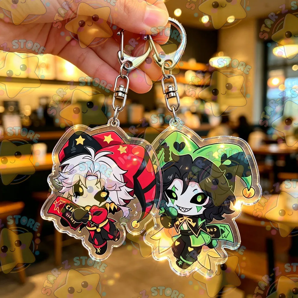 Freak Circus Anime Cartoon Charakter Schlüsselanhänger Zubehör Taschenanhänger Damen Schlüsselringe Schmuck Fans Freunde Geschenk