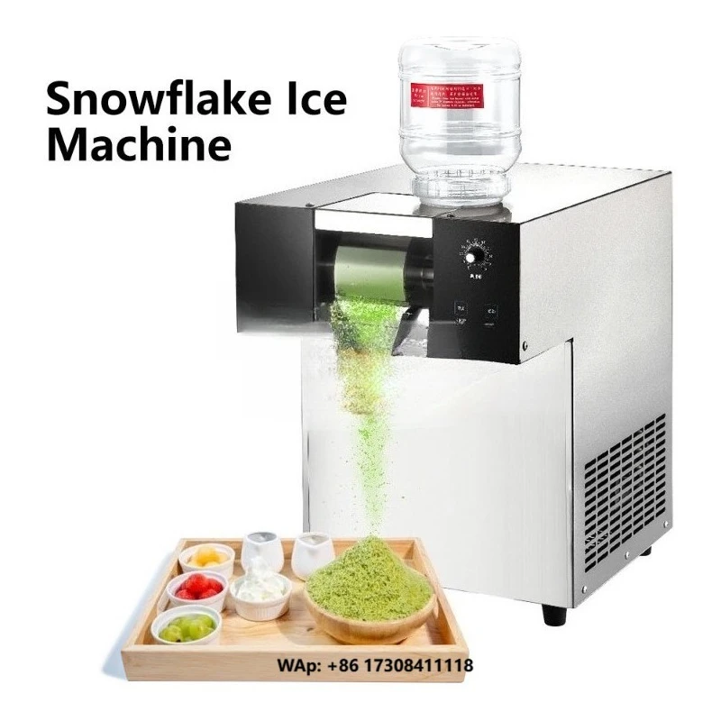 10-Speed Regulation 110V 220V Commercial Electric Ice Crushed Ice Shaving Shaved Ice Crusher Snow Cone Maker Machine