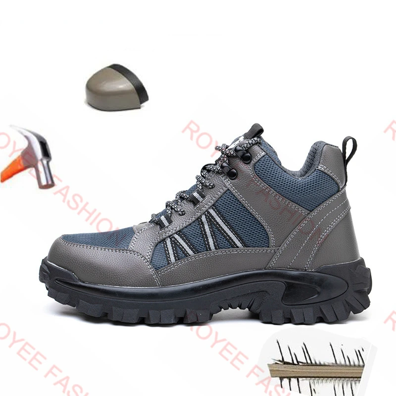 Lightweight steel toe shoes Safety Boots for Men steel toe sneakers for women Protective Steel Toes Shoe 46 zapatos mujer