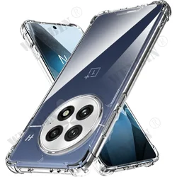 Transparent TPU Shockproof Case For OnePlus 13 12 R Protective Cover Coque Capa Funda