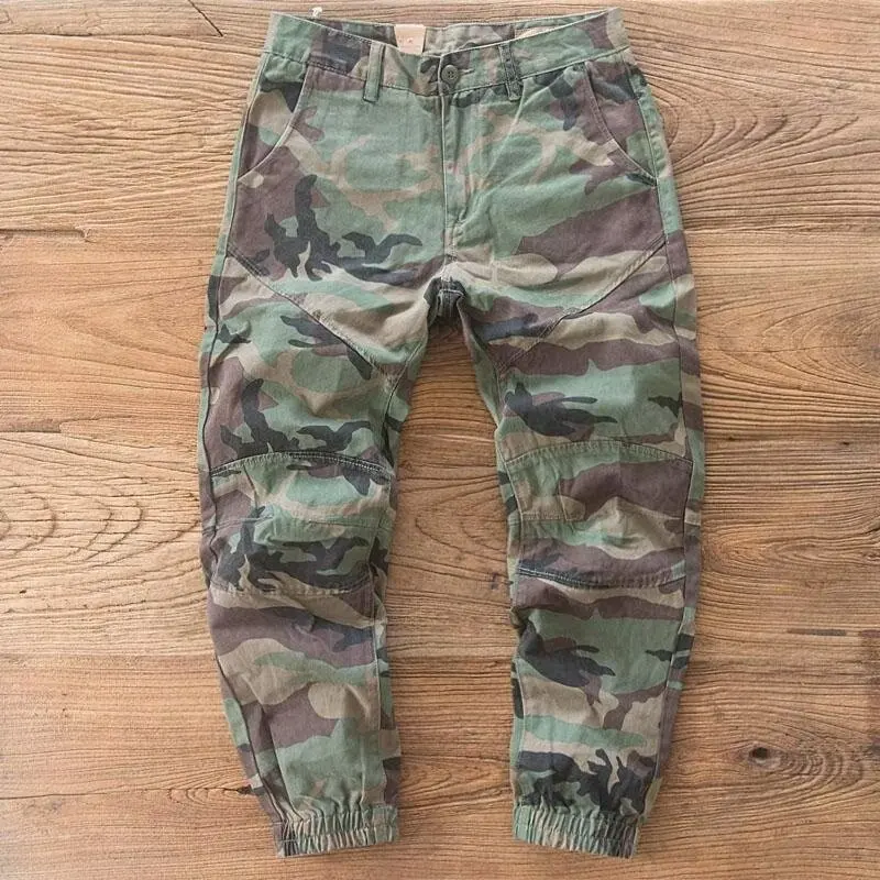Spring And Autumn New Camouflage Overalls Men's Loose Leggings Casual Pants Versatile Casual Pants