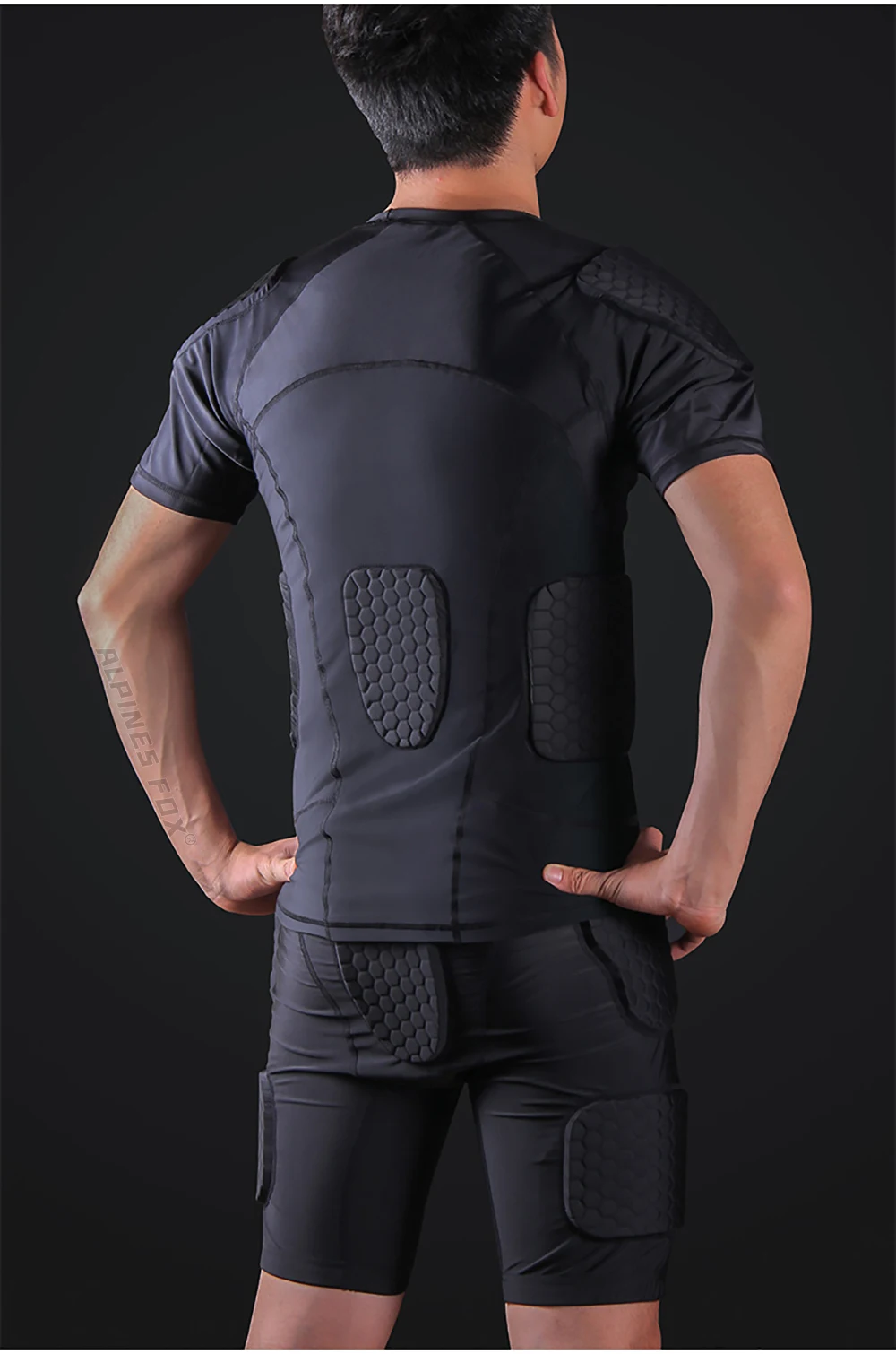 Motorrad Ganzkörper panzer Jacke Schutz Moto Unterwäsche Anti-Kollision Motorrad Reiten Kleidung Waben polster Motocross Tops – Detail 33