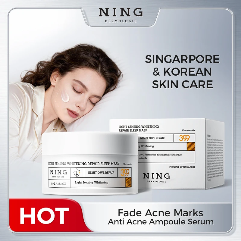 

Brightening & Repair Sleeping Mask|SymRadiance™399, B-CIRCADIN™, Niacinamide & 1% Anfuin for white skin, Radiance & Moisturizing