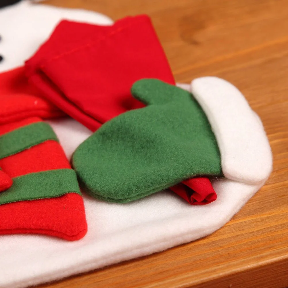 

1pc Christmas Snowman Placemat Cloth Fabric Dining Table Mat Heat Resistant Scratch Proof Stain Protection Home Restaurant