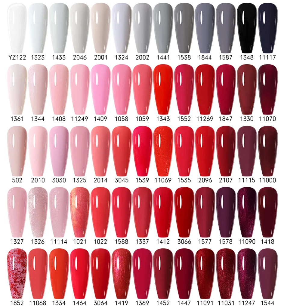 Arte Clavo HEMA TPO Free 15ml 12-teiliges Gel-Nagellack-Set Hochpigmentierte Regenbogen-Farbenpalette für Salon-Nageldesign – Detail 4