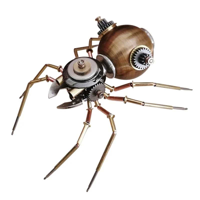 

3D Metal Mechanical Insect Handicrafts Mechanical Model for Home Decor Spider Finished Version