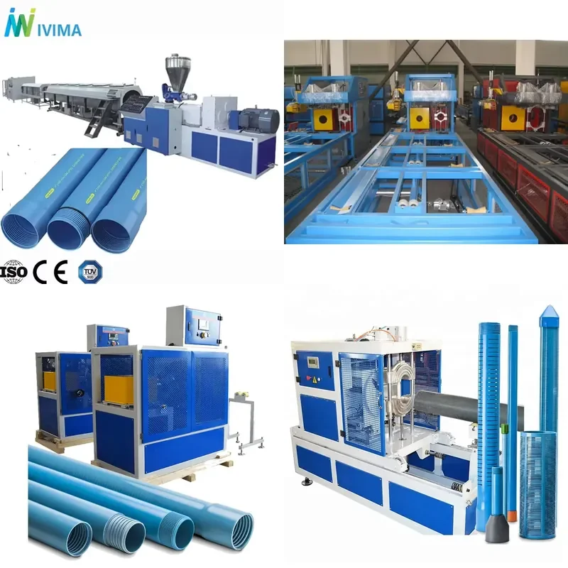 Pvc Casing Pipe Making Machine/water Well Pipe Production Line