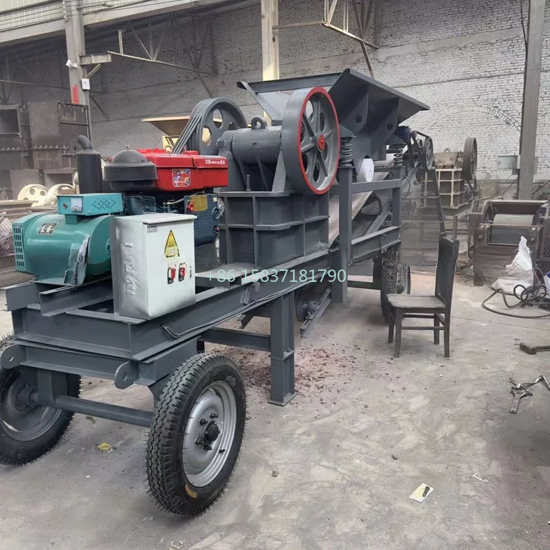 YG Best Selling Quarry Stone Crusher Machine Mobile Jaw Crushing Station Stone Rock Marble Crushing Equipment for East Timor