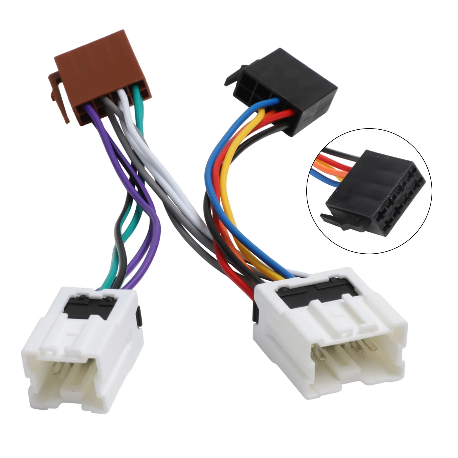 Car Radio Iso Connector Iso Harness Car ISO Wiring Harness Reliable Performance Anti-Corrosion Direct Installation