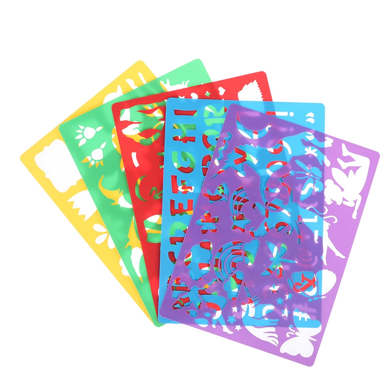 20 個幾何学スパイログラフ描画ステンシルセット絵画テンプレート定規アートクラフト子供子供教育玩具女の子男の子ギフト