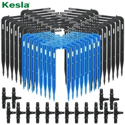 Gewächshaus Garten 50PCS Biegen Tropf Pfeil Tropf Micro Drip Bewässerung Kit Emitter fit 3/5mm Schlauch Bewässerung saving Tropf Blumen