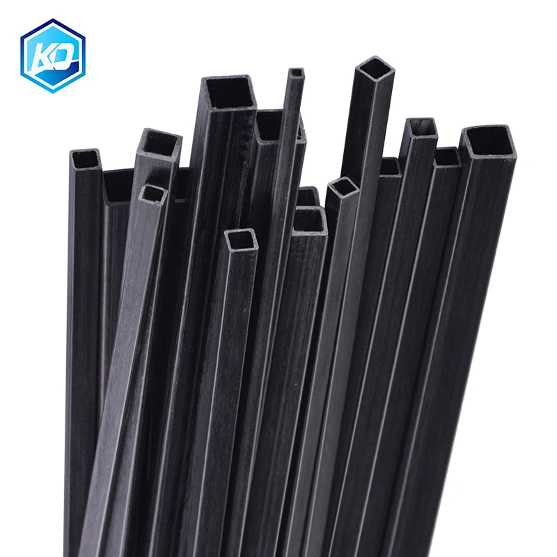8Pcs/Lot Carbon Fiber Square Tube Length 500mm OD 3mm 4mm 5mm 6mm 10mm Suitable for Model Aircraft Kite Tail