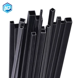 8Pcs/Lot Carbon Fiber Square Tube Length 500mm OD 3mm 4mm 5mm 6mm 10mm Suitable for Model Aircraft Kite Tail