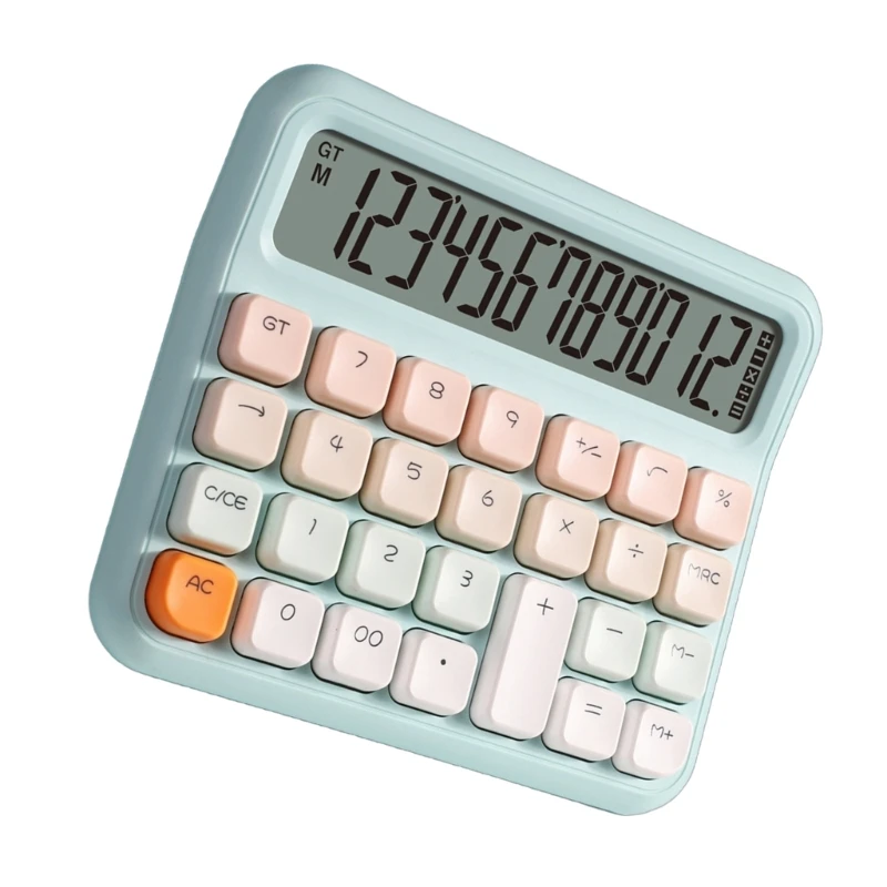 Colorful Calculator Electronic Standard Calculator with 12 Digit Display