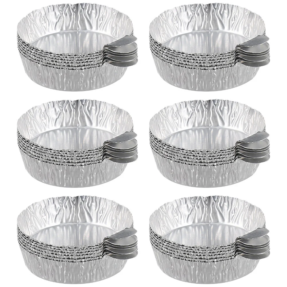 

50pcs Aluminum Foil Weighing Trays 60Ml Disposable Lightweight Lab Equipment For Sample Measuring Chemistry Balance Pans