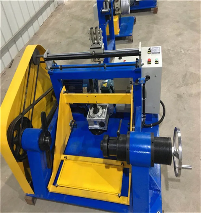 Winding reading cable coiler Shaftless