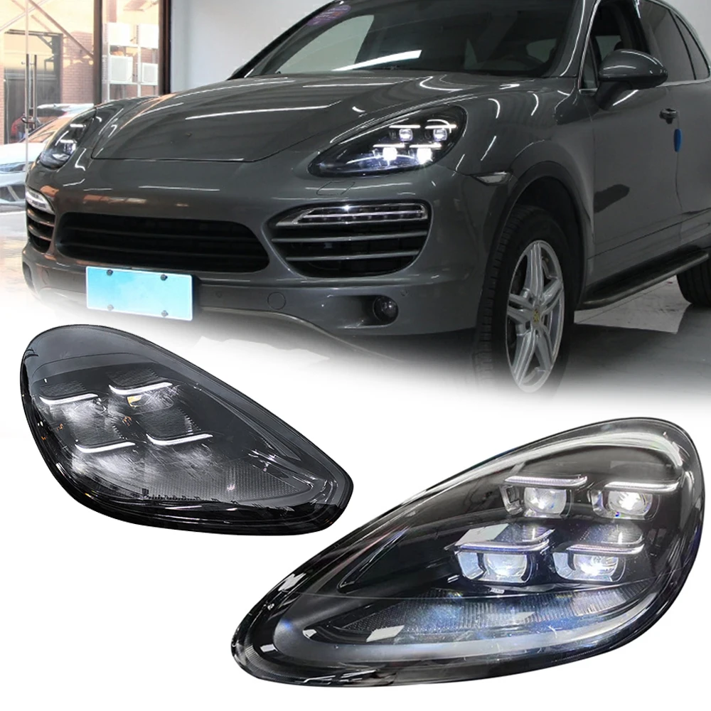 

LED HeadLights For Porsche Cayenne 958 11-18 Up 2024 Style Led DRL Car Head Lamp Assembly Signal Accessories Modified Lamp